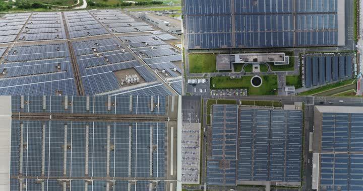 太阳能发电 光伏  绿色能源 工厂太能能